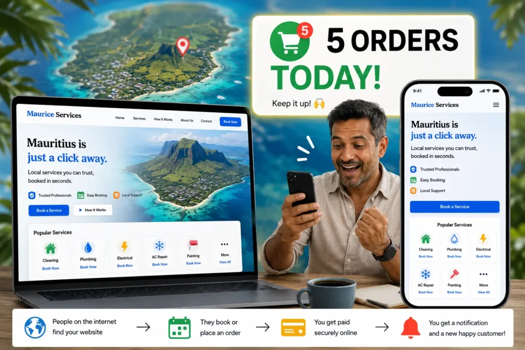 Website design in Mauritius - Home