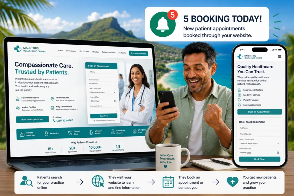 Medical Website Design Mauritius