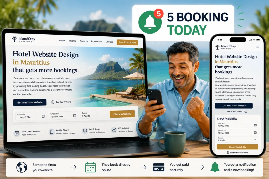Photo for hotel website design in mauritius