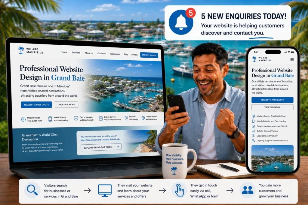 website design grand baie