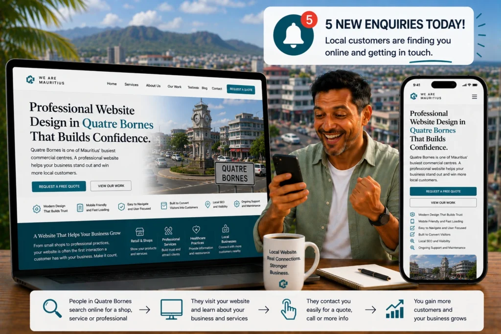 website design quatre bornes