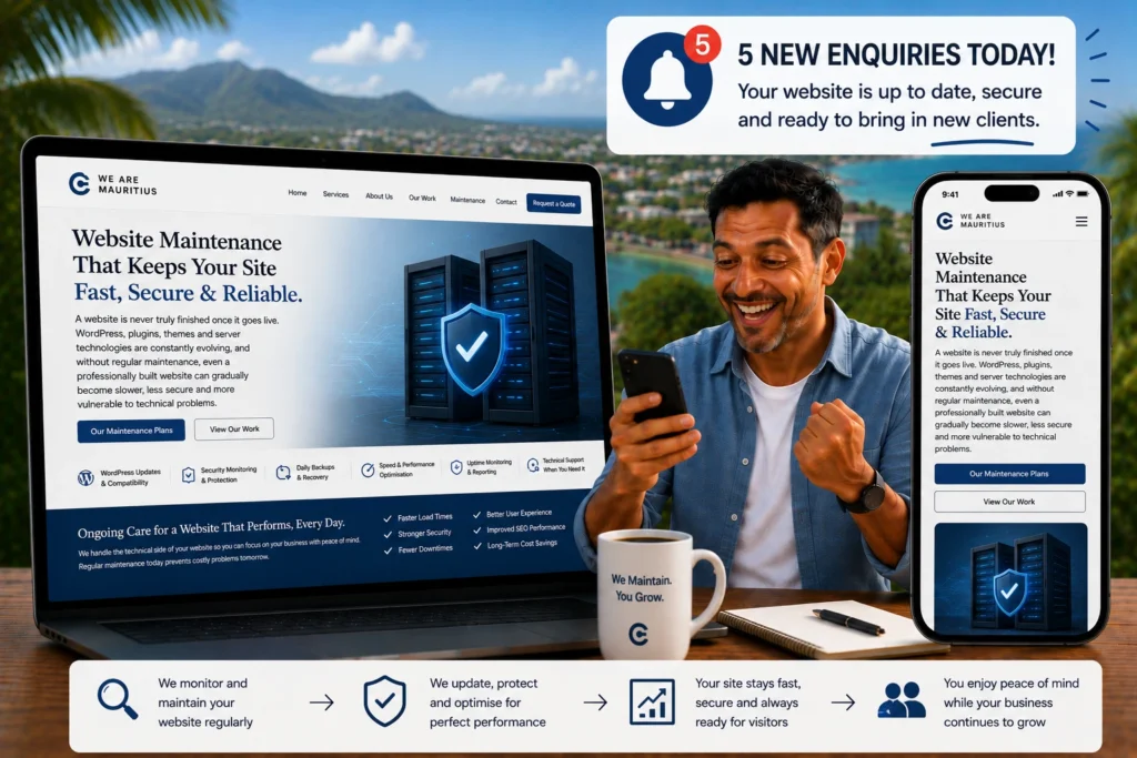 website maintenance mauritius