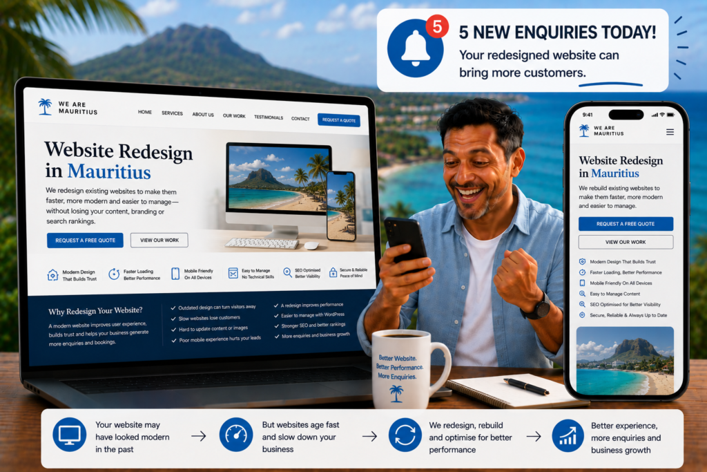 website redesign mauritius